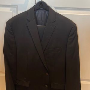 Like new Calvin Klein Black Suit or Tuxedo - 44R